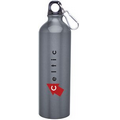 24 Oz. Graphite H2go Classic Aluminum Water Bottle